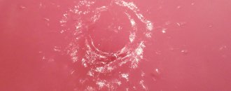 sparkling pink bath !