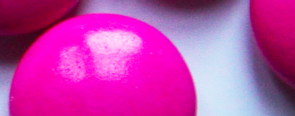 Pink dragee