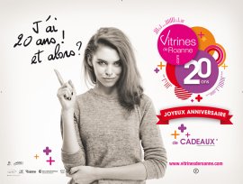 Les Vitrines de Roanne ont 20 ans !